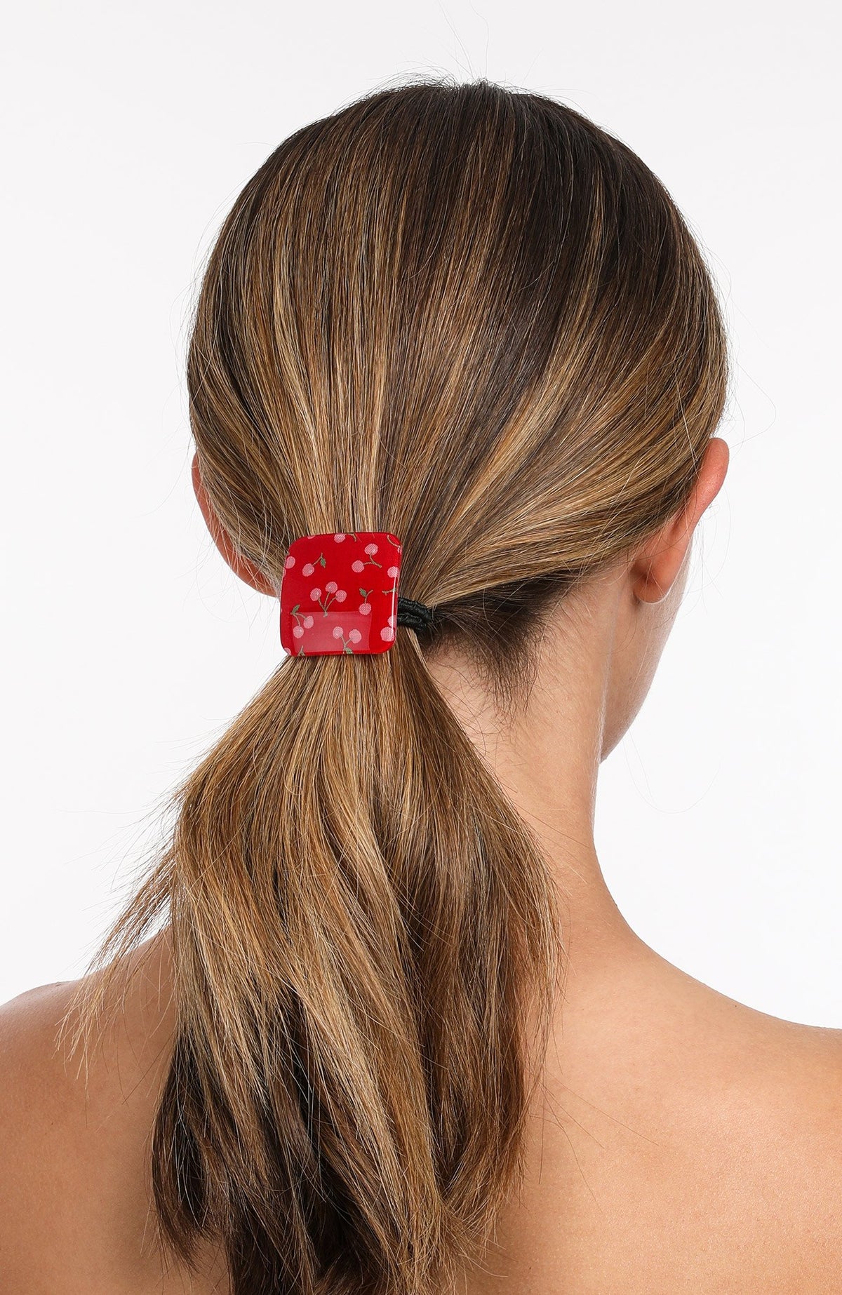 Curved Square Pony - Cherry