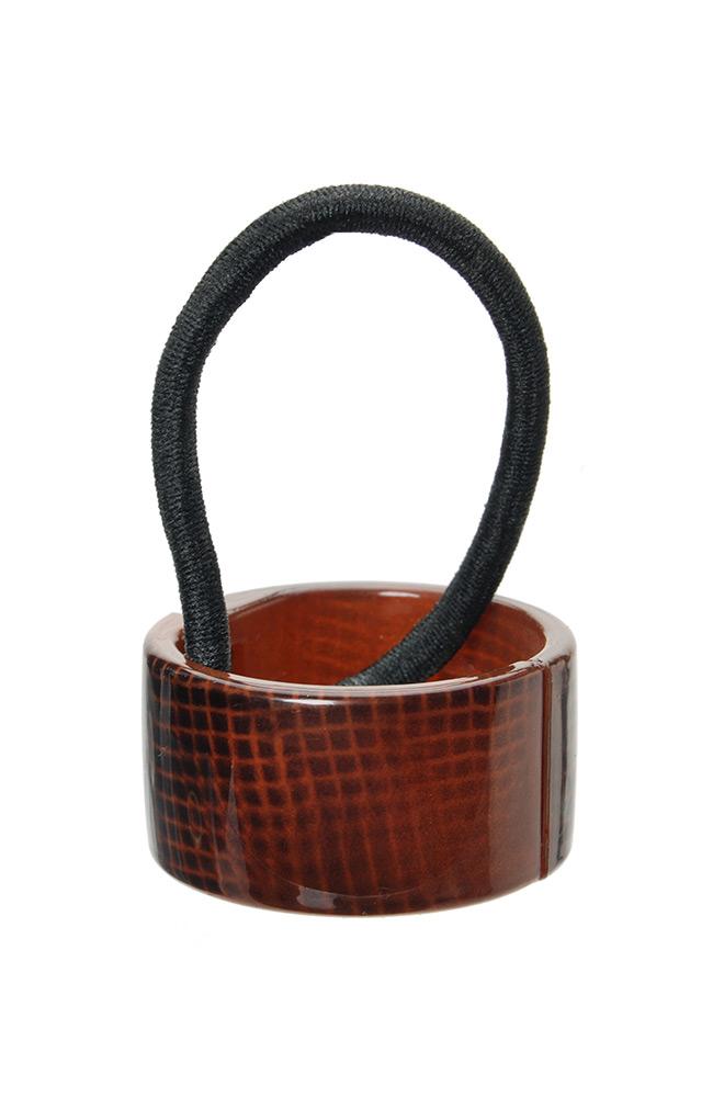 Belle Elodie Cuff Ponytail Holder - Cobra