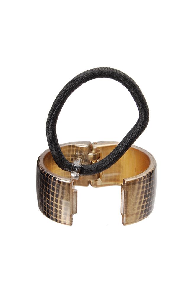 Belle Elodie Cuff Ponytail Holder - Cobra