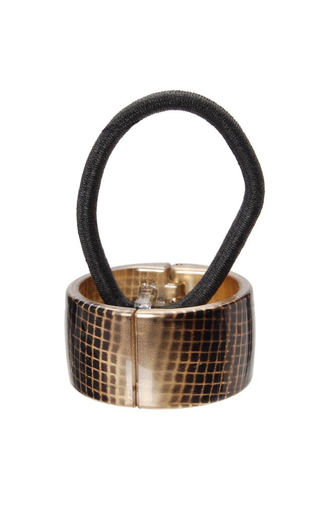 Belle Elodie Cuff Ponytail Holder - Cobra