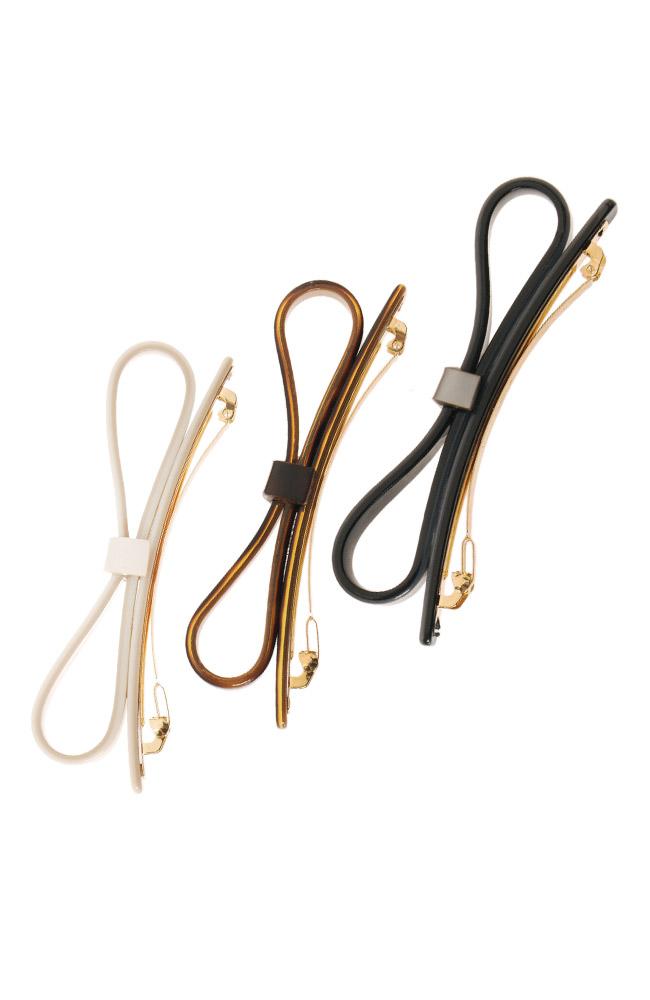 Refined Bow Long and Skinny Barrette