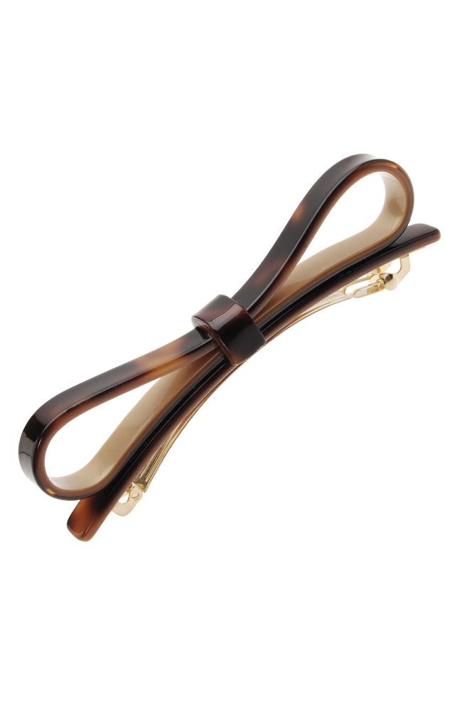 Refined Bow Long and Skinny Barrette