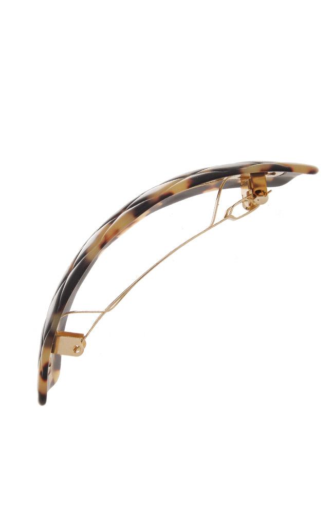 Quilted Tapered Volume Barrette - Classic