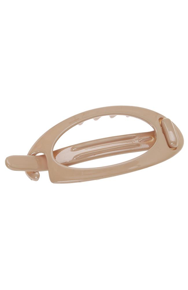 Belle Small Cutout Oval Slide Barrette