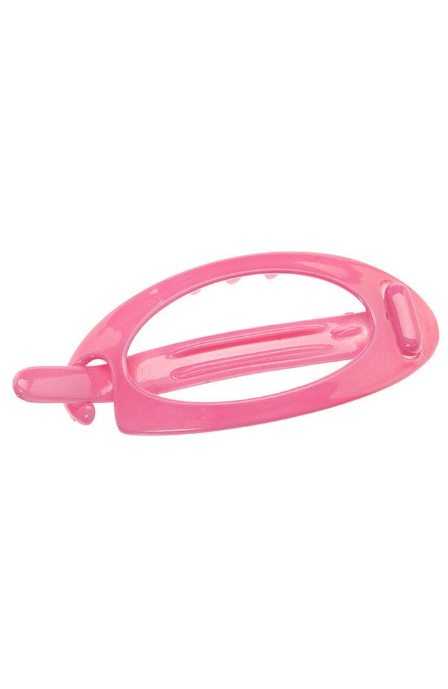 Belle Small Cutout Oval Slide Barrette