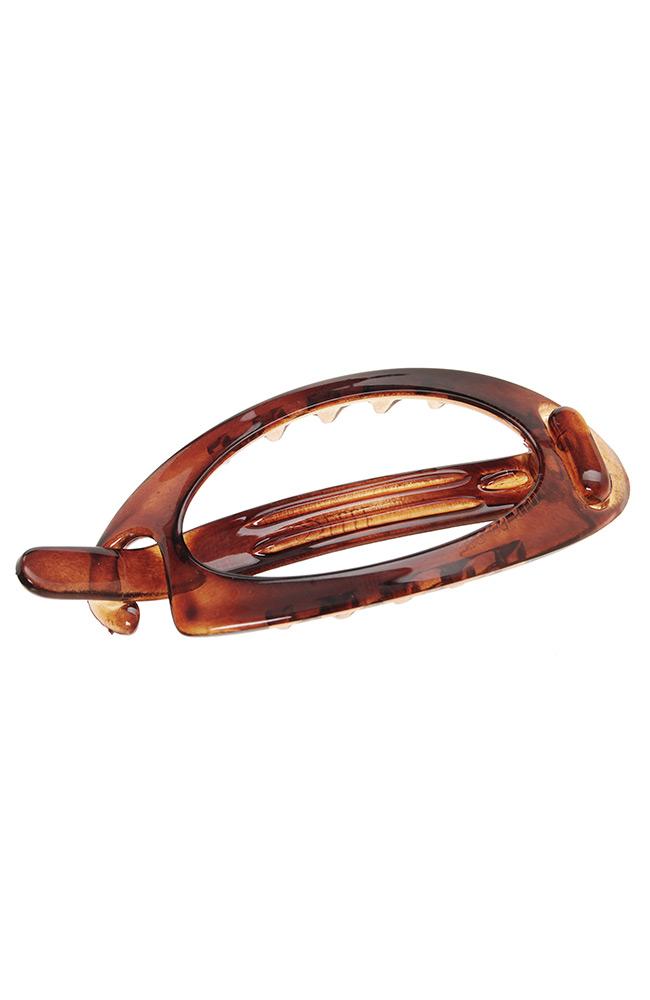 Belle Small Cutout Oval Slide Barrette