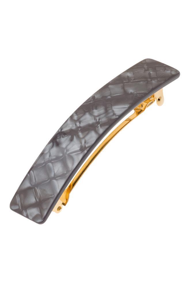 Rectangle Barrette - Frost
