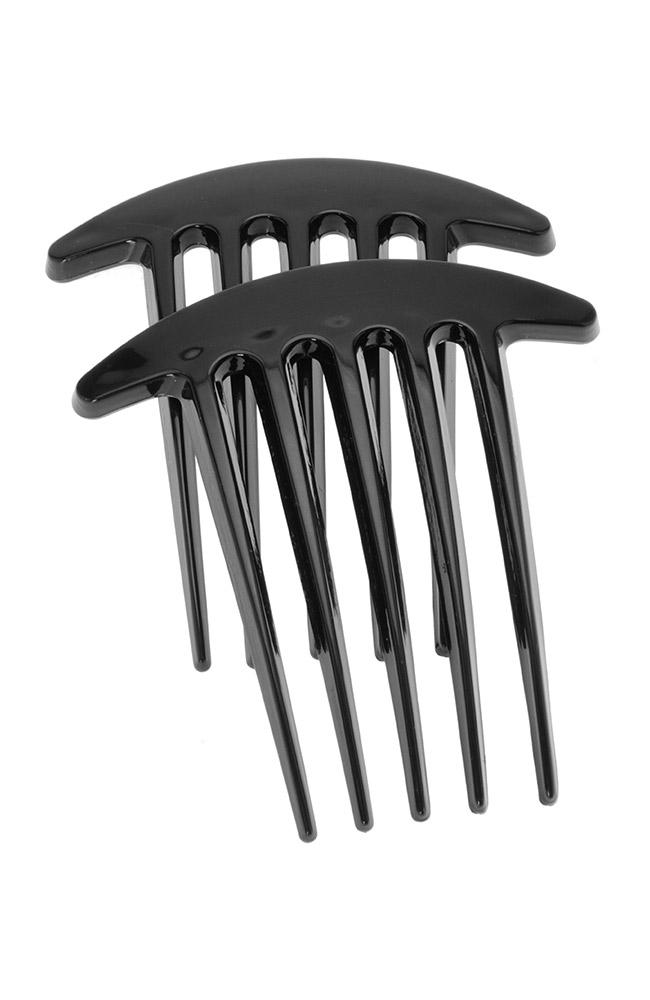 Belle Five Tooth Interlocking Comb Pair