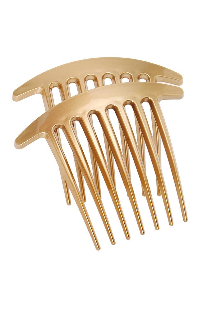 Belle Seven Tooth Interlocking Comb Pair