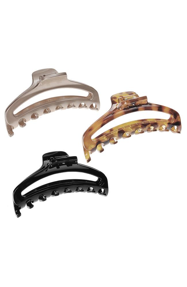 Belle Large Narrow Cutout Curve Jaw