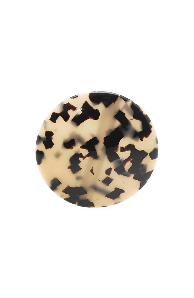 Simple Circle Barrette - Classic