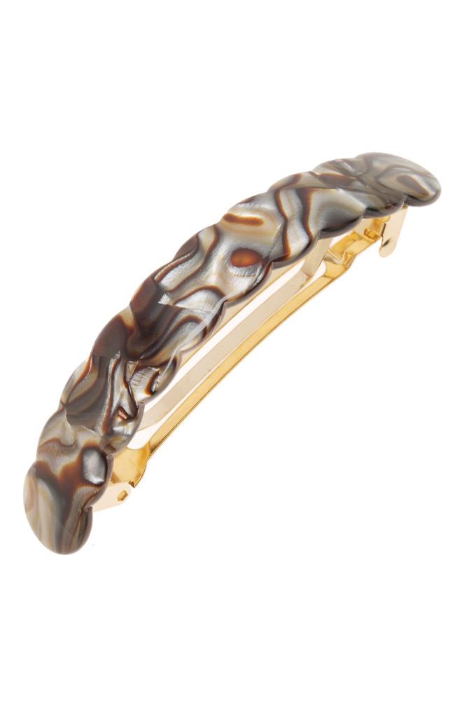 Scalloped Volume Barrette - Classic