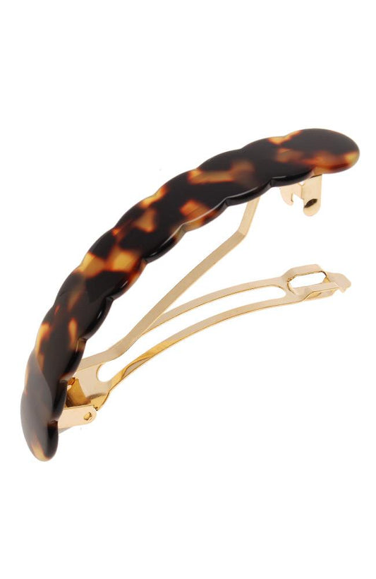 Scalloped Volume Barrette - Classic