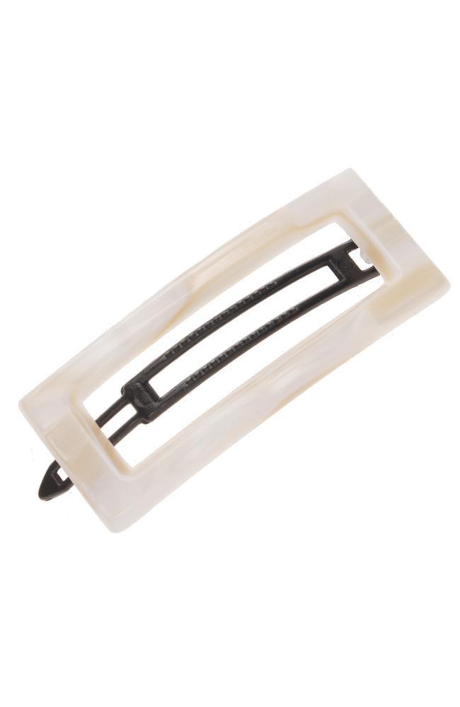 Cutout Rectangle Plastic Tige Boule Barrette - Classic