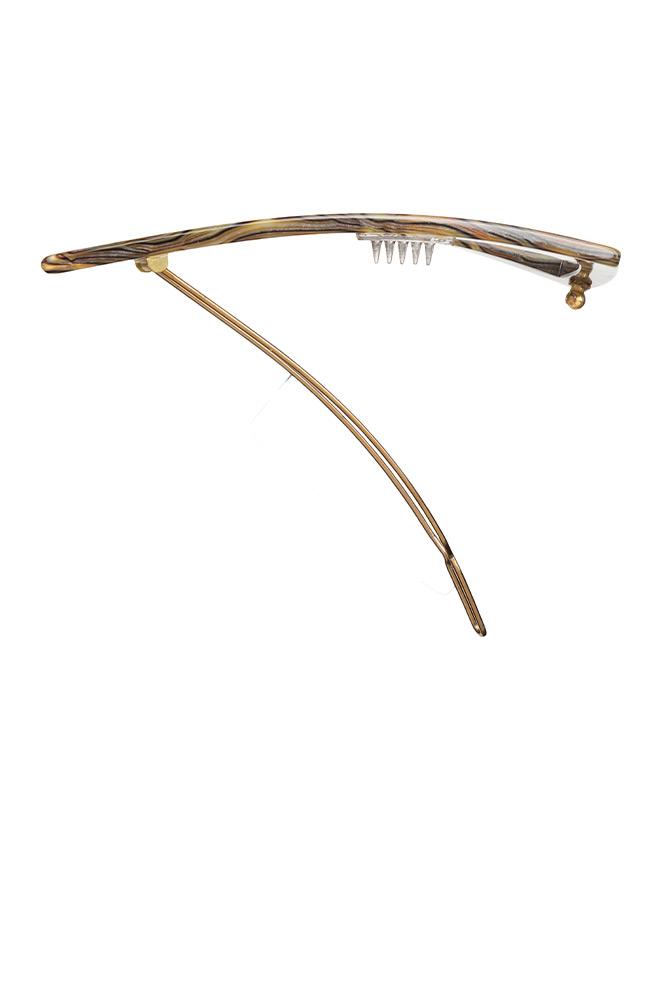 Retro Cutout Tige Boule Barrette - Classic