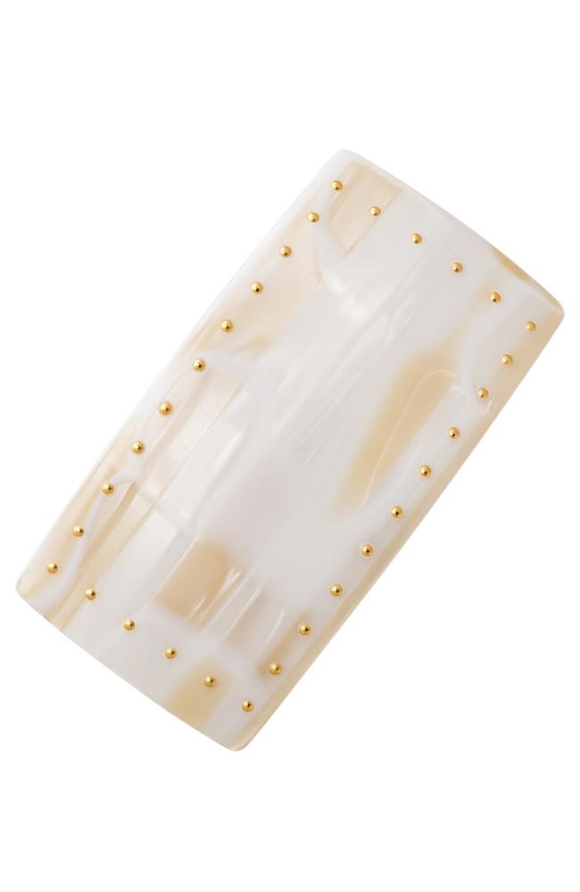 Studded Wide Barrette
