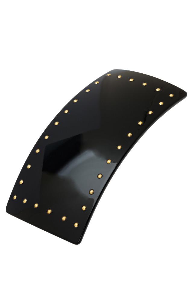 Studded Wide Barrette