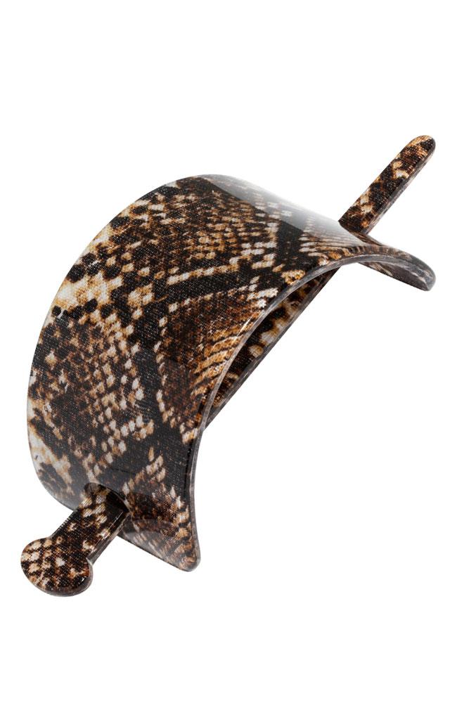 Anaconda hair slide, animal print hair pin by France Luxe