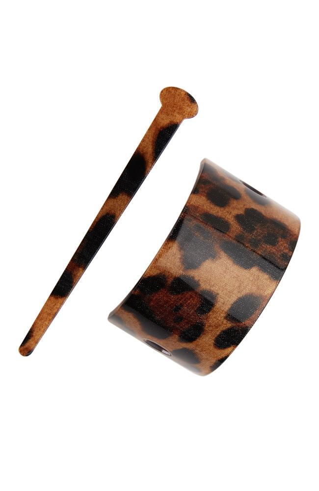 Wide Rectangle Slide - Luxe Leopard