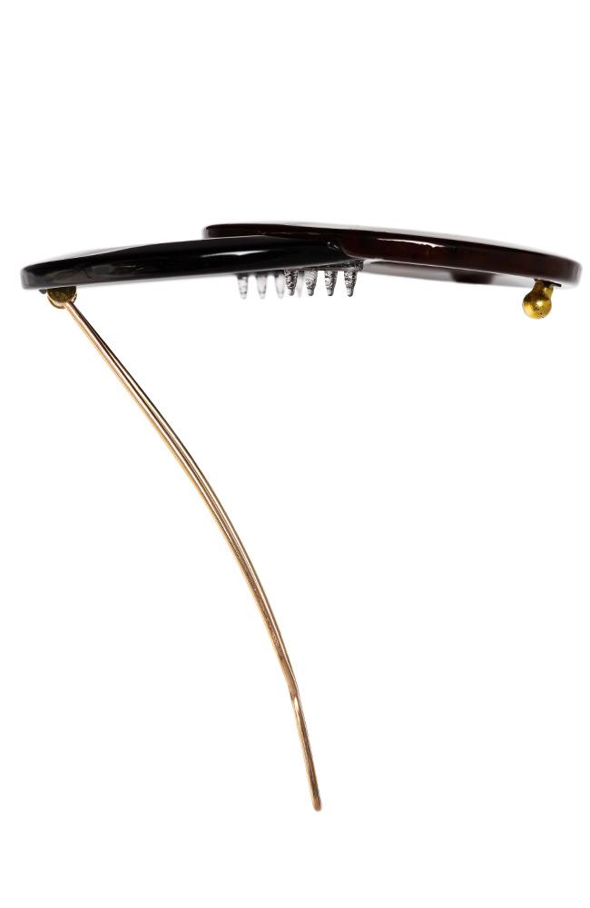 Double Circle Tige Boule Barrette - Victory