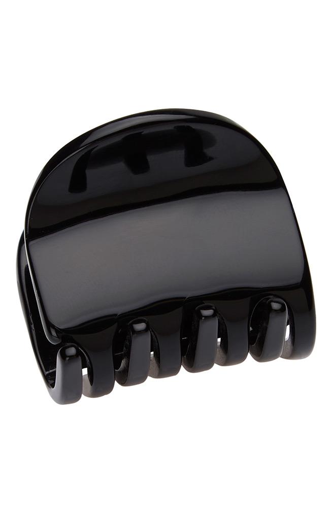 Black French Hair Clip, Mini Claw Eclipse Jaw by France Luxe