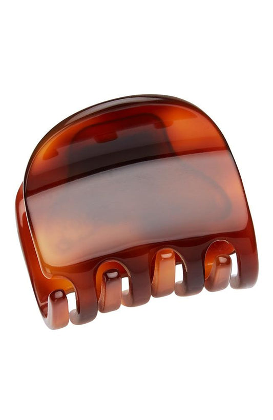 Tortoise French Hair Clip, Mini Claw Eclipse Jaw by France Luxe