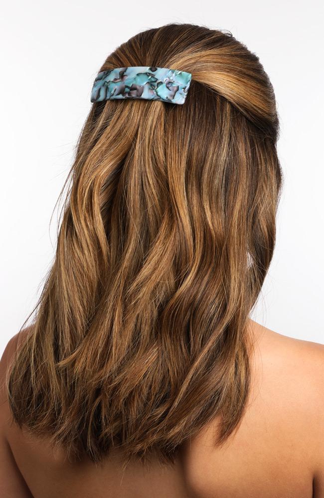 France Luxe Large Rectangle Barrette - Classic