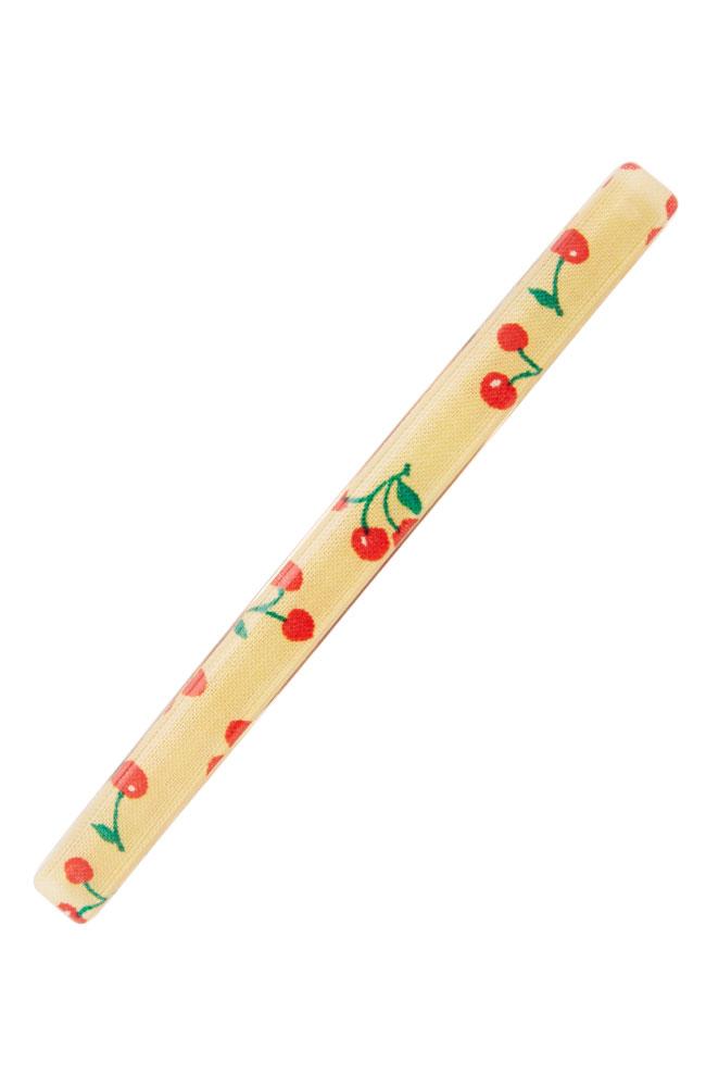 Long and Skinny Barrette - Cherry