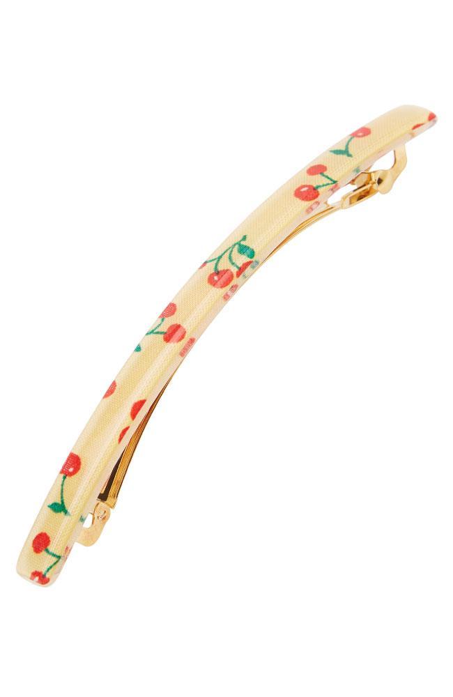 Long and Skinny Barrette - Cherry