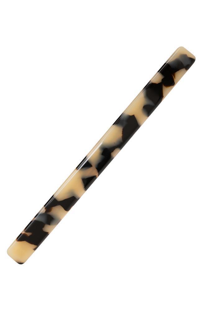 France Luxe Long & Skinny Barrette, Classic Ivory Tokyo, cellulose acetate and French barrette clasp