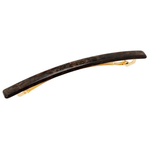 France Luxe Long & Skinny Barrette, Classic Mojave, cellulose acetate and French barrette clasp