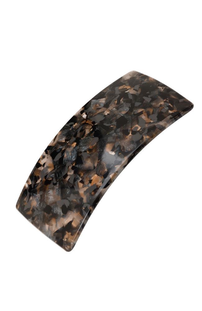 Wide Rectangle Barrette - Pavlova