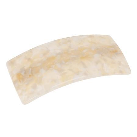 Wide Rectangle Barrette - Pavlova