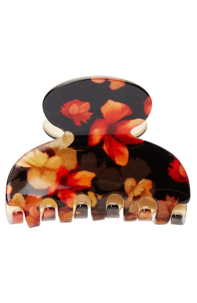Small Couture Jaw - Dark Grounded Floral