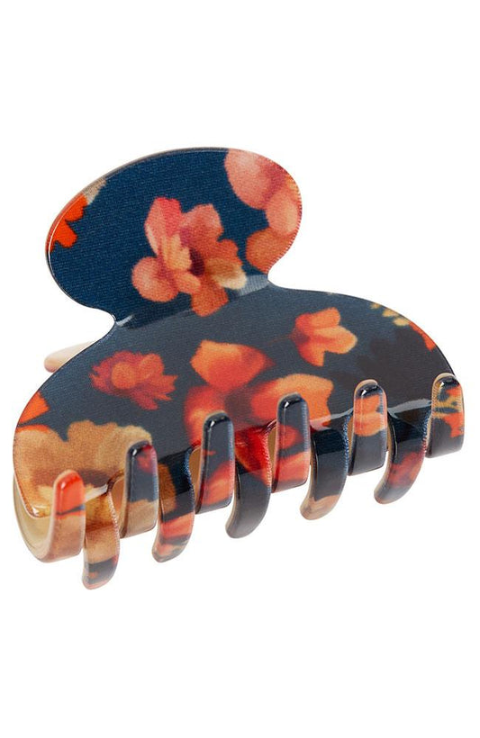 Small Couture Jaw - Dark Grounded Floral