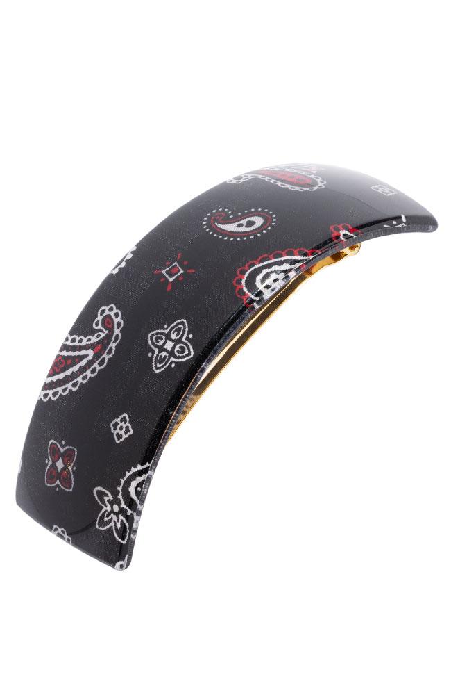 Rectangle Volume Barrette - Bandana