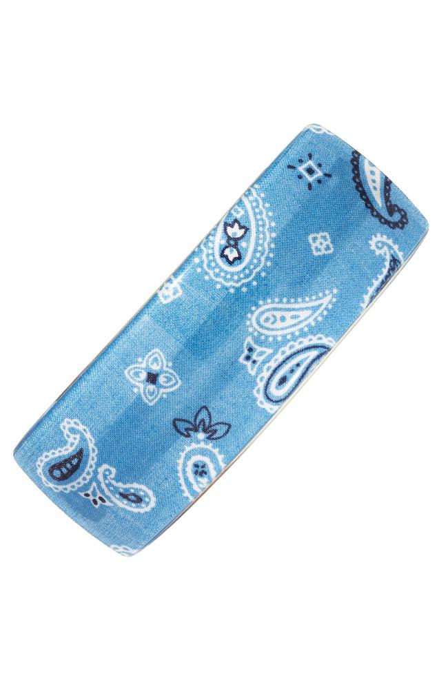 Rectangle Volume Barrette - Bandana