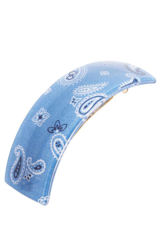 Rectangle Volume Barrette - Bandana