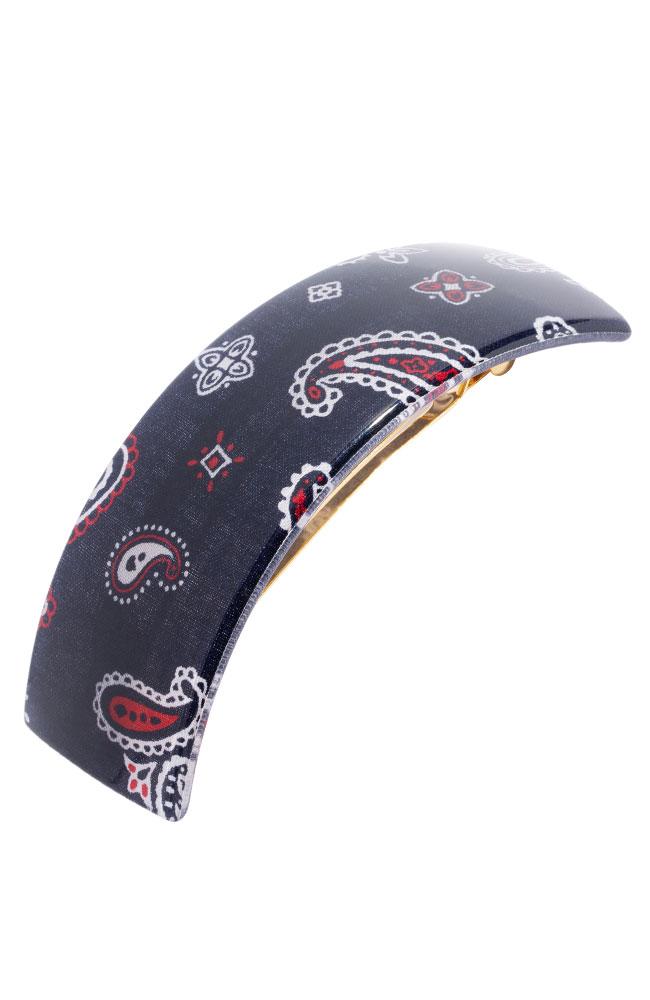 Rectangle Volume Barrette - Bandana