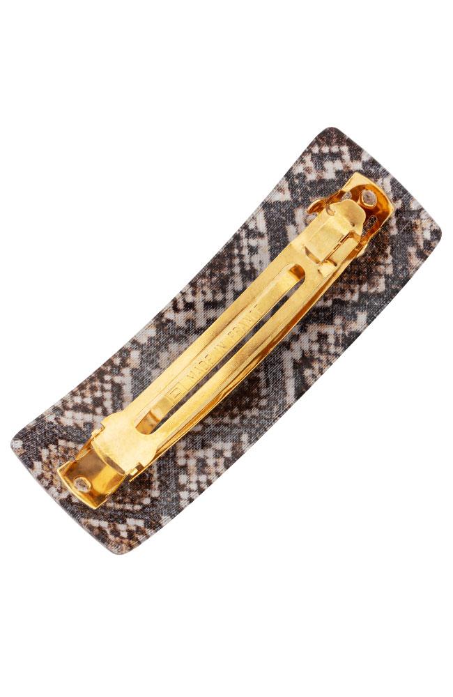 Rectangle Volume Barrette - Anaconda