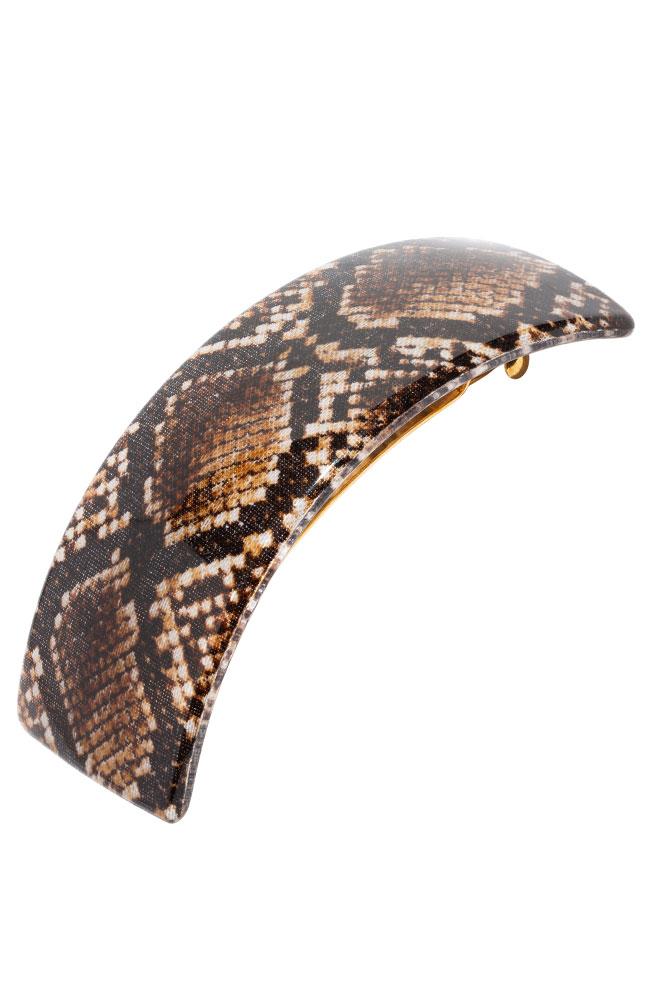 Rectangle Volume Barrette - Anaconda