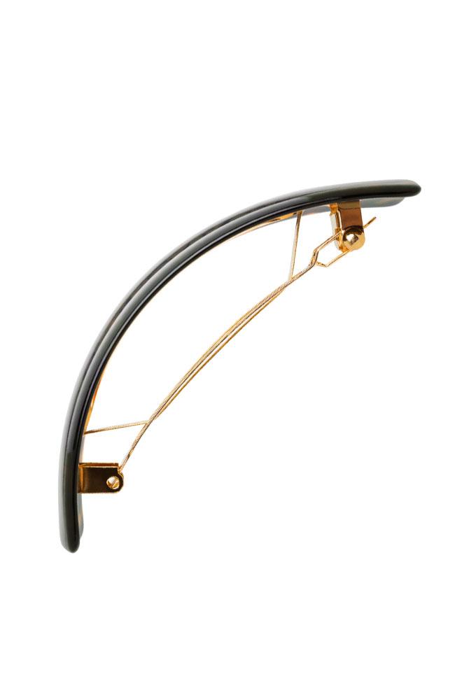 Rectangle Volume Barrette - Shiny Leopard
