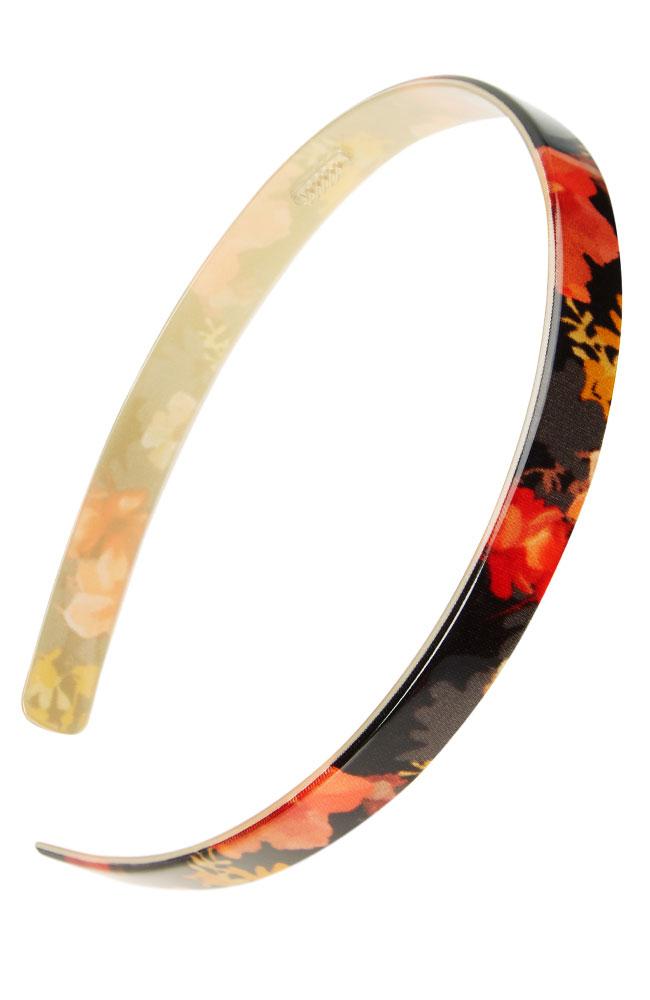 1/2" Ultracomfort Headband - Dark Grounded Floral
