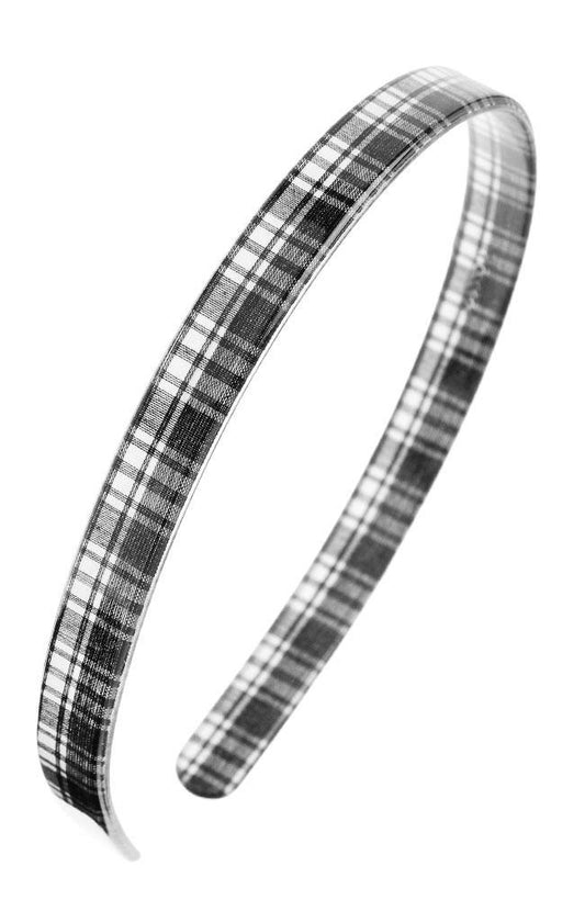 1/2" Ultracomfort Headband - Tartan Plaid