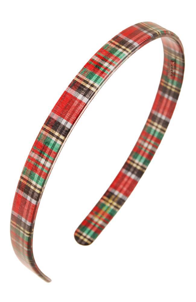 1/2" Ultracomfort Headband - Tartan Plaid