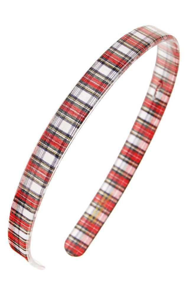 1/2" Ultracomfort Headband - Tartan Plaid