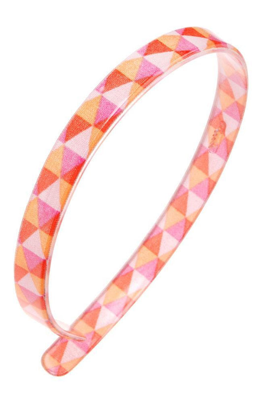 1/2" Ultracomfort Headband - Checked Illusion