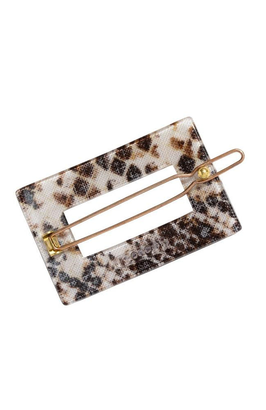 Portrait Tige Boule Barrette - Animal Print