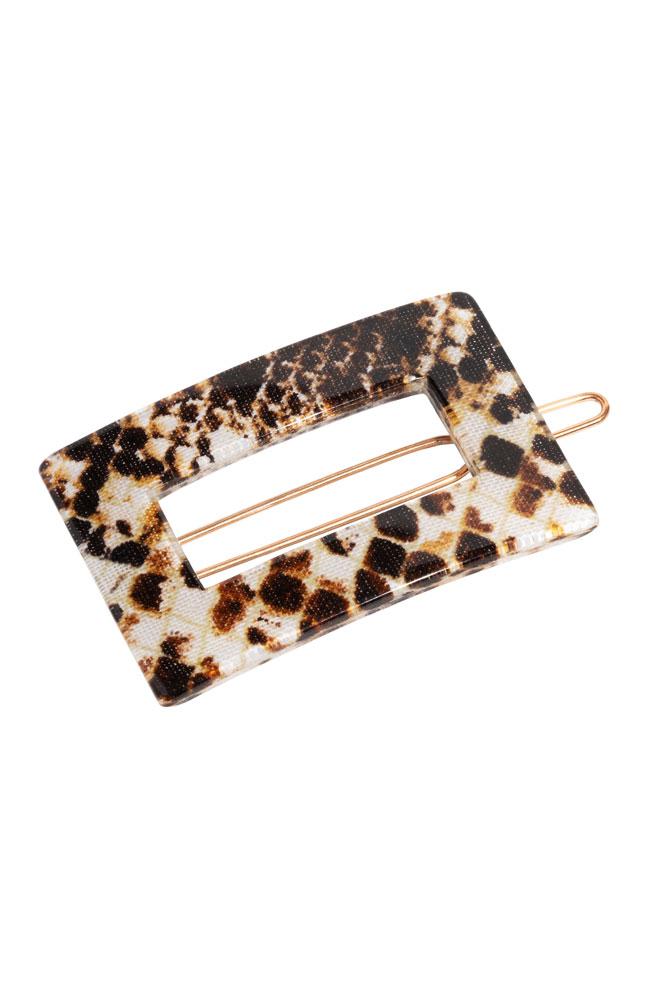 Portrait Tige Boule Barrette - Animal Print