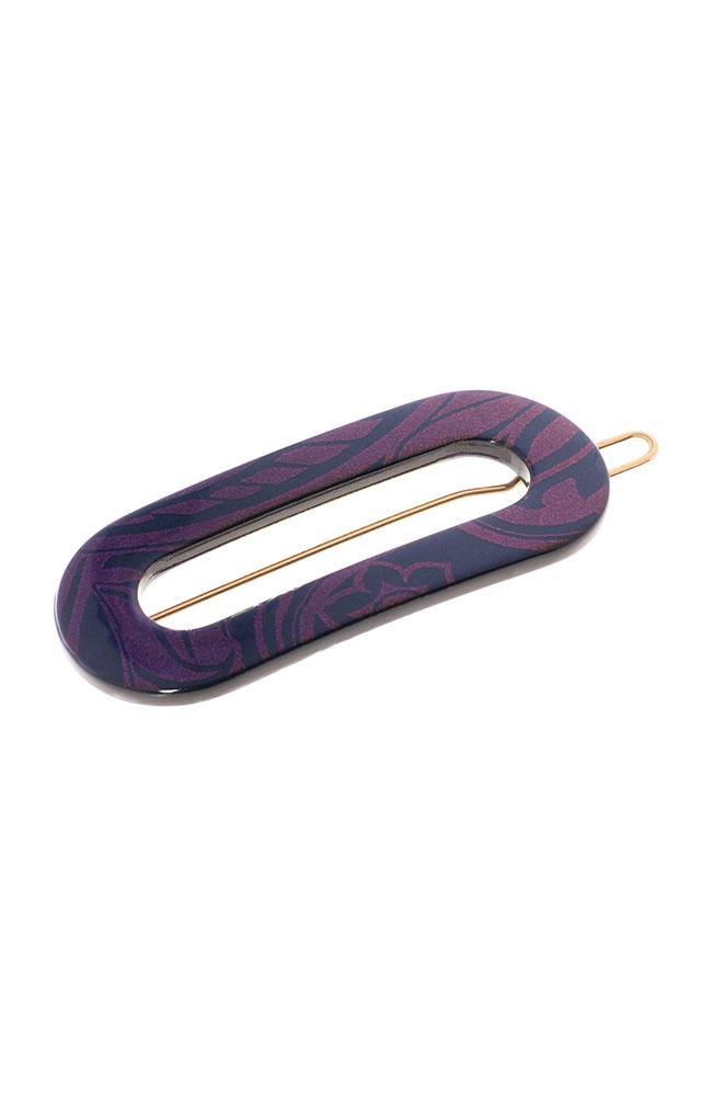 Mini Oval Tige Boule Barrette - Duchess